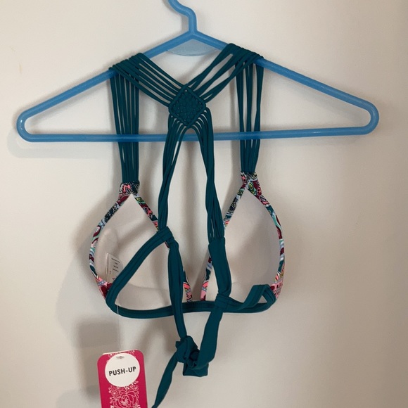 Hula Honey bikini with teal straps, New - Picture 9 of 10